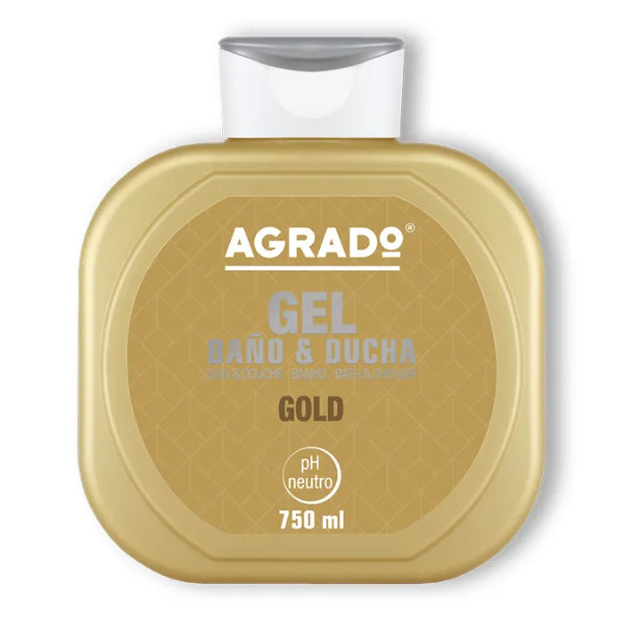 Agrado Gold Gel Doccia 750 ml - Bagno Lussuoso