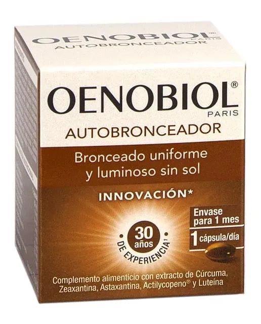 30 Capsule Autobronzanti Oenobiol - Abbronzatura Naturale