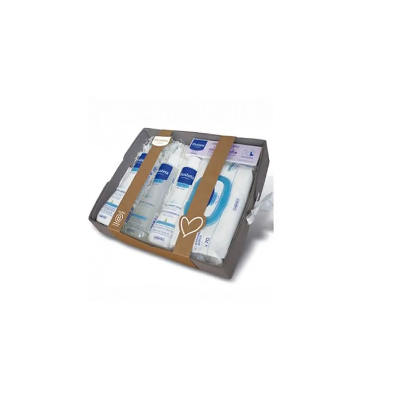 Mustela Di Cestini Per Bambini Grigi Set 5 pezzi