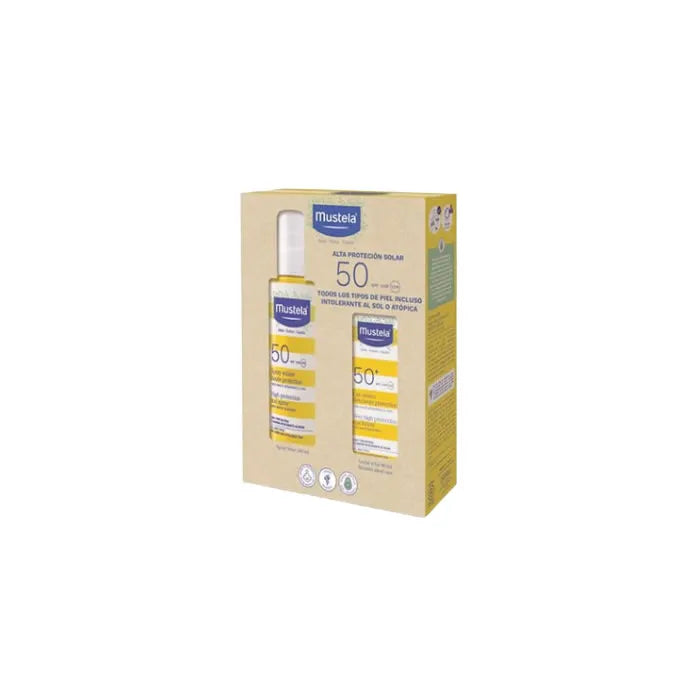 Mustela Spray Solare 50+ 200ml Set 2 Pezzi