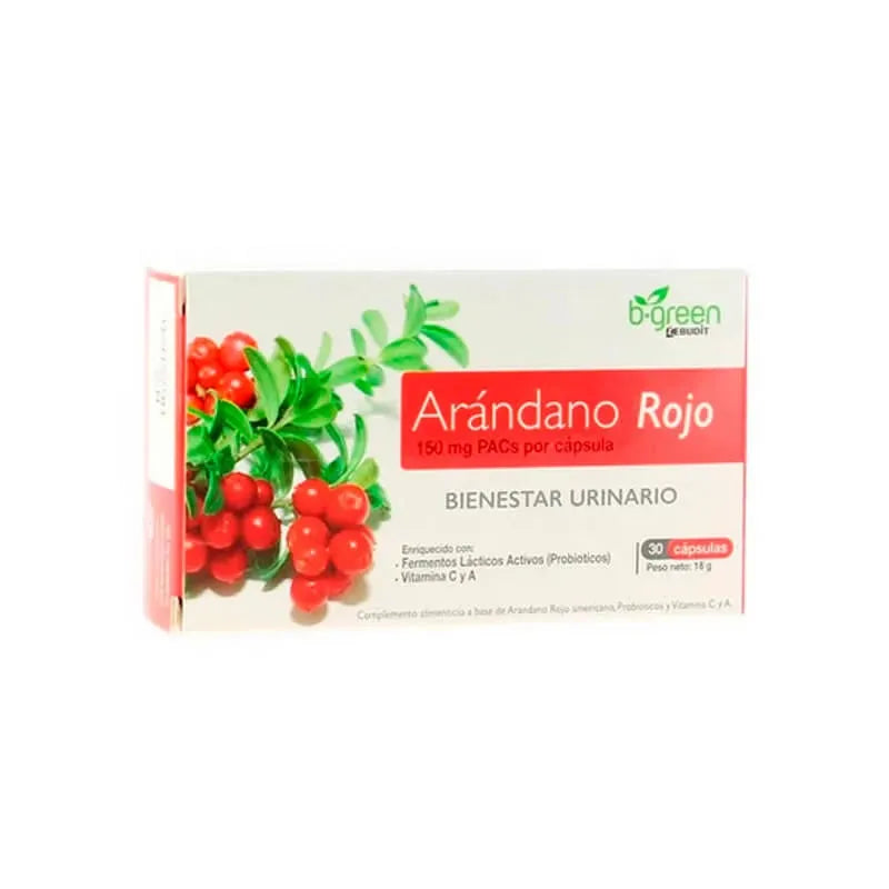 B-green Probiotici Mirtillo Rosso 30 Capsule - Difesa Intestinale