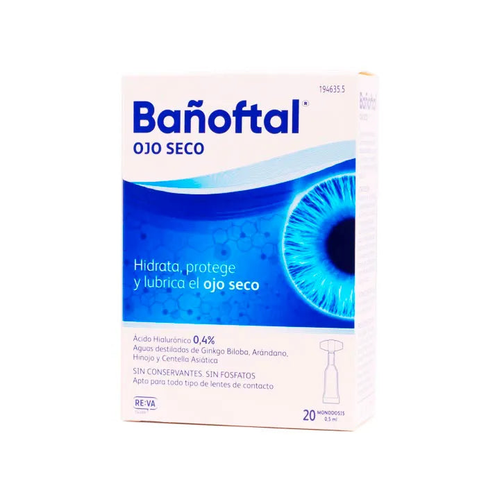 Bañoftal Occhio Secco Dose Singola 0,4 ml 20 U