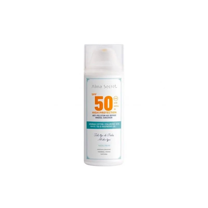 Alma Secret Crema Viso Protezione Alta spf 50 50 ml