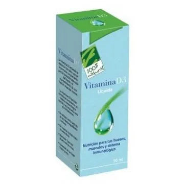 100%natura Vitamina D3 Liquida 50 ml - Integratore Naturale
