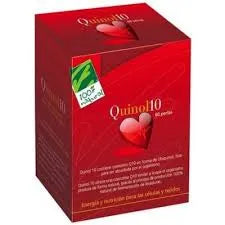 100% Natura Quinol 10 50mg 60 Capsule - Integratore Antiossidante