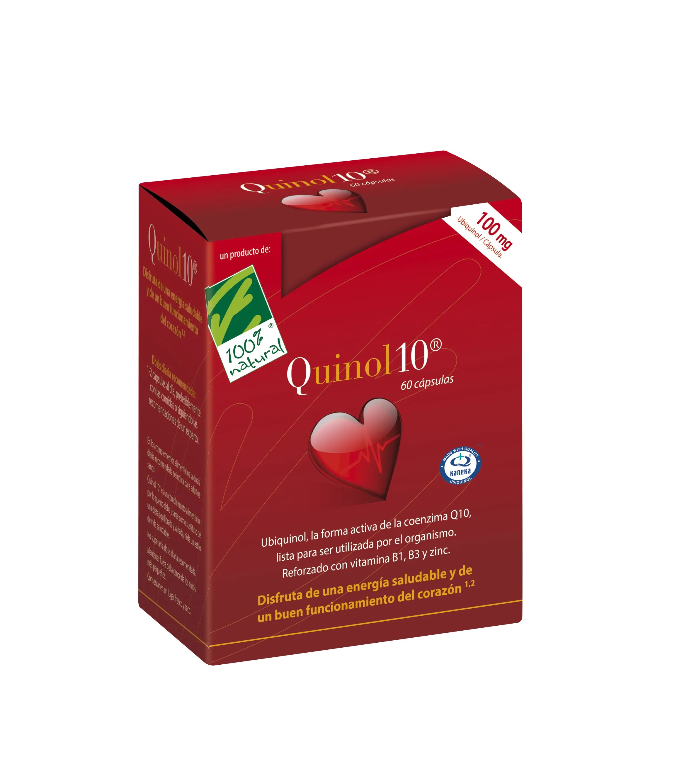 100%natura Quinol 10 60 Capsule - Antiossidante Naturale