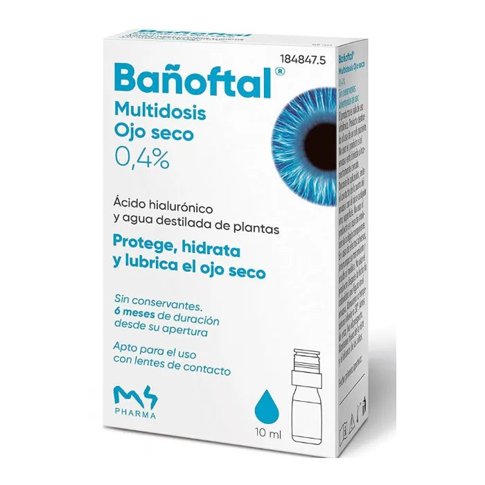 Bañoftal Multidose Occhi Secchi 10 ml - Sollievo Immediato