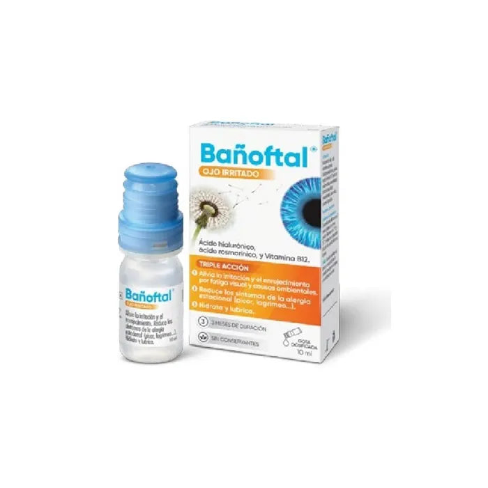 Bañoftal Occhi Irritati Tripla Azione 10 ml Lenitivo