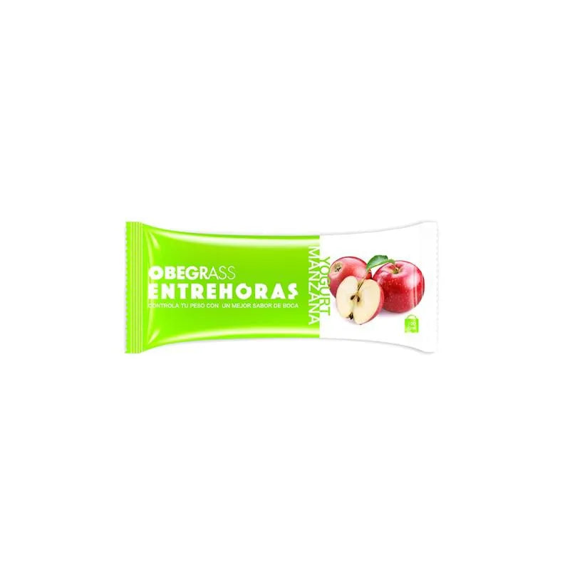 Actafarma Obegrass Barrita Entrehoras Yogurt e Manzana 30 g