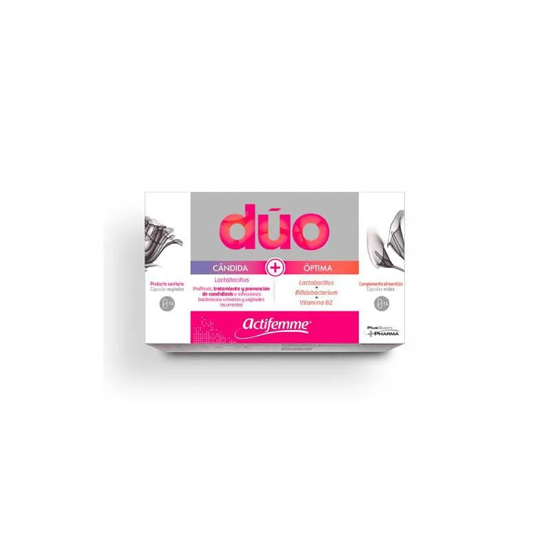 Actifemme Dúo Candida Óptima 10 14 Cápsule Integratore