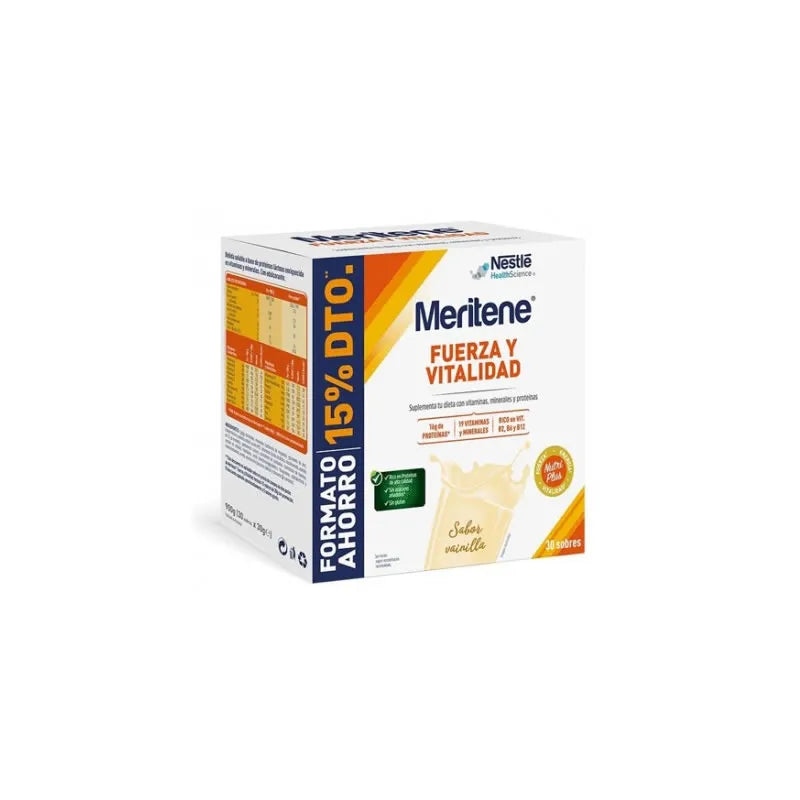 Meritene Forza E Vitalità Aroma Vaniglia 30 Bustine