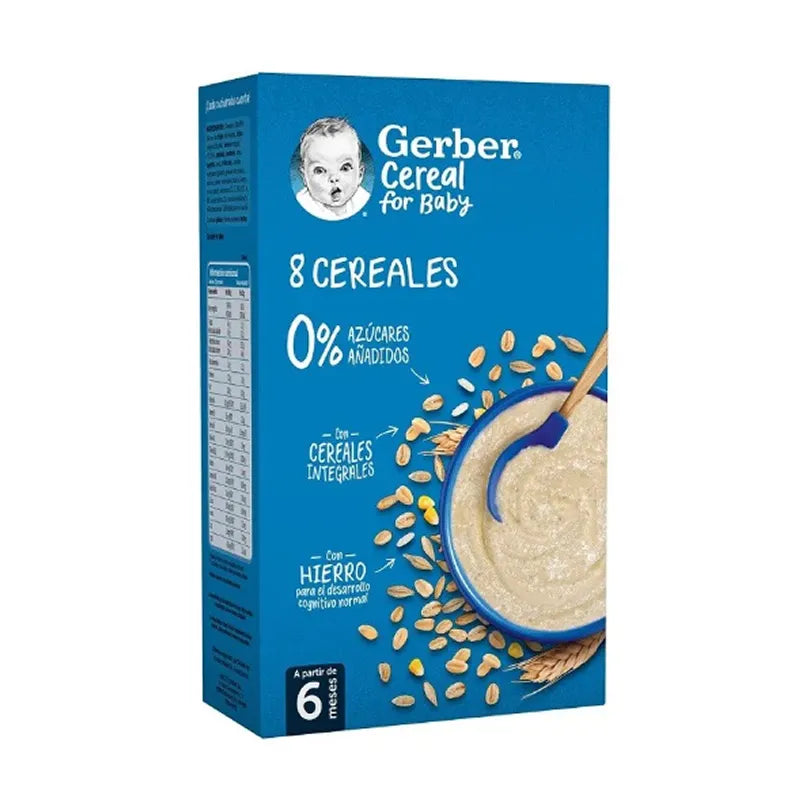 Gerber Pappa 8 Cereali +6 Mesi 475g