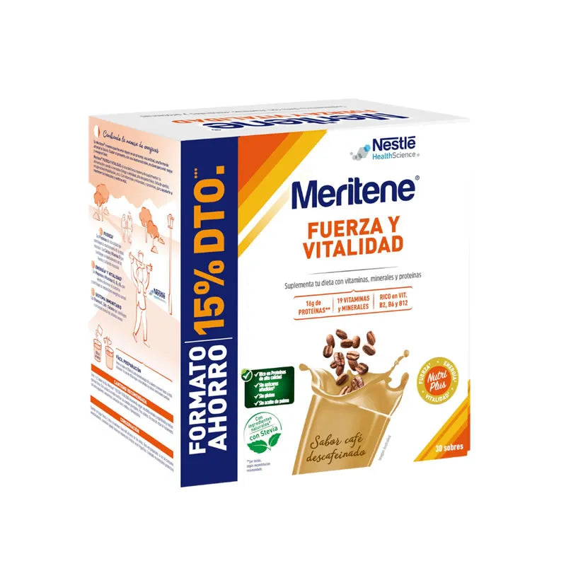 Meritene Forza E Vitalità Aroma Di Caffè Decaffeinato 30 Bustine