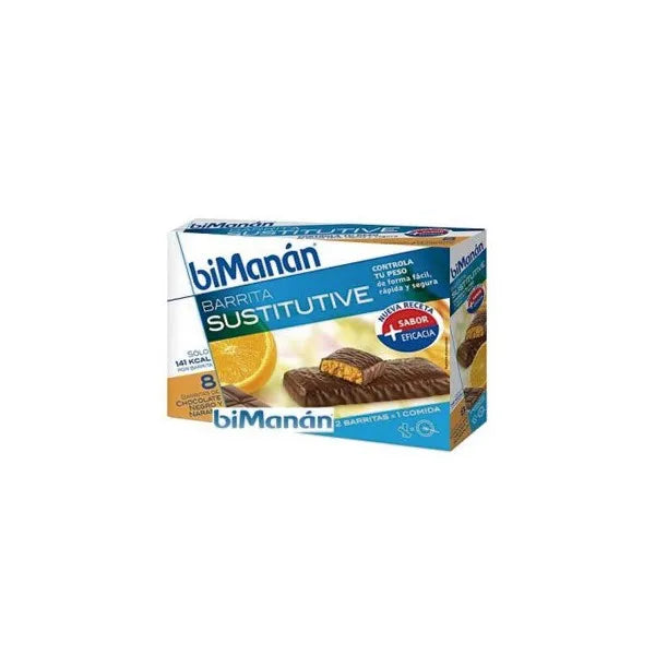 Bimanán Beslim Barrita Choco e Naranja 8 Unità Dimagrante