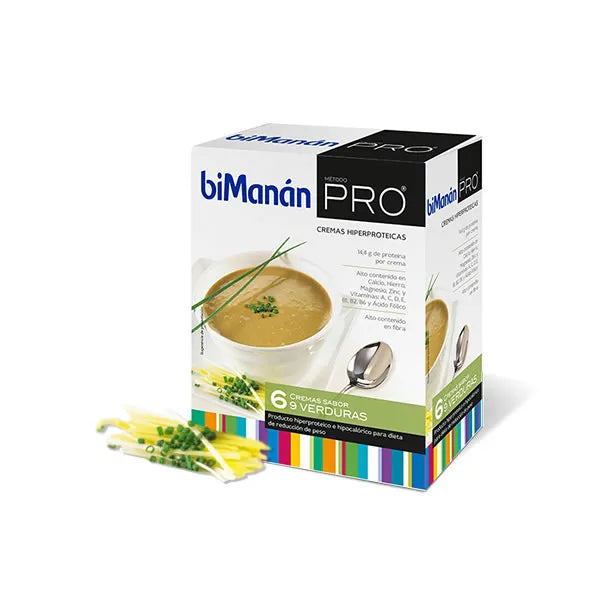 Bimanán Pro Crema di 9 Verdure - 6 Unità Integratore