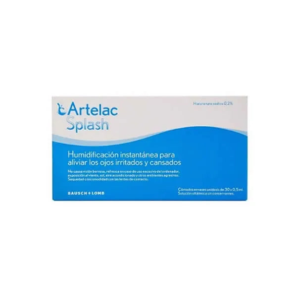 Artelac Splash Collirio Occhi Secchi 0,5 ml 30 Monodosi