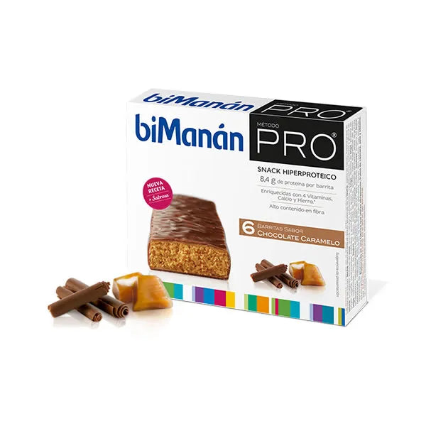Bimanán Befit Barritas Chocolate e Caramelo 6uds