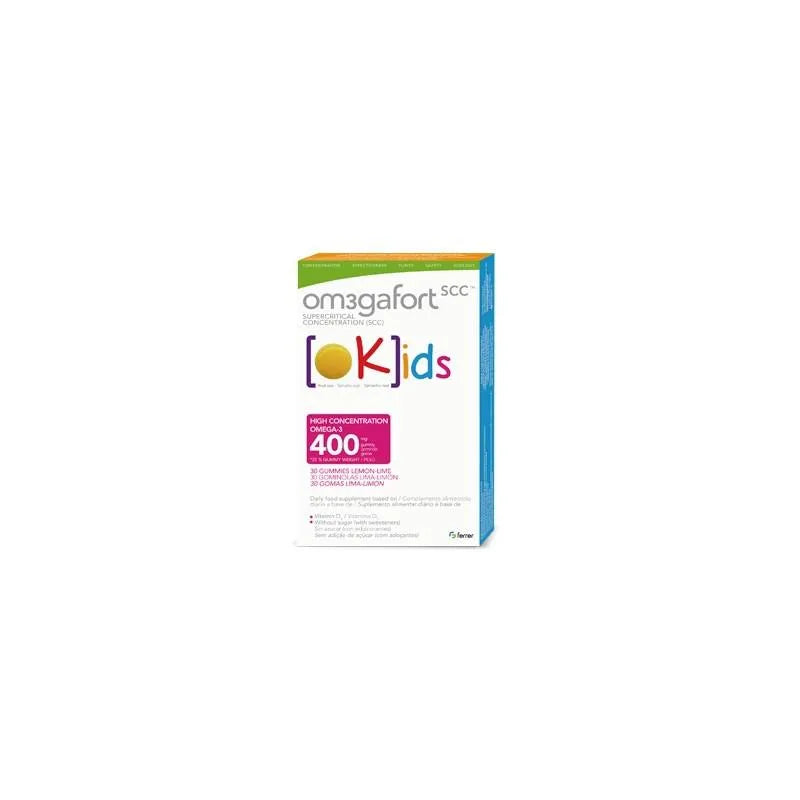Ferrer Omegafort Kids 30 Gomas Lima-Limón