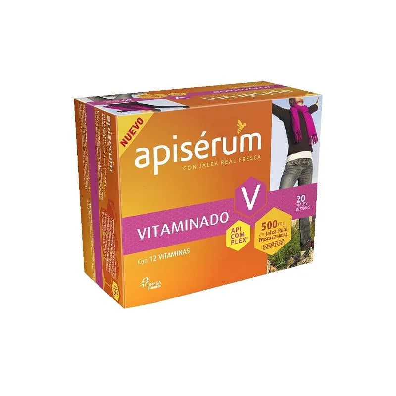 Apisérum Vitamine 20 Flaconcini - Integratore Naturale