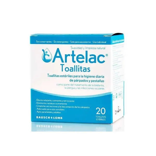 Artelac Toallitas Sterili Oculari 20 Unità - Pulizia Occhi