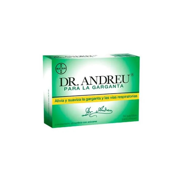 Bayer Dr. Andreu per la Gola 24 Pastiglie Lenitive