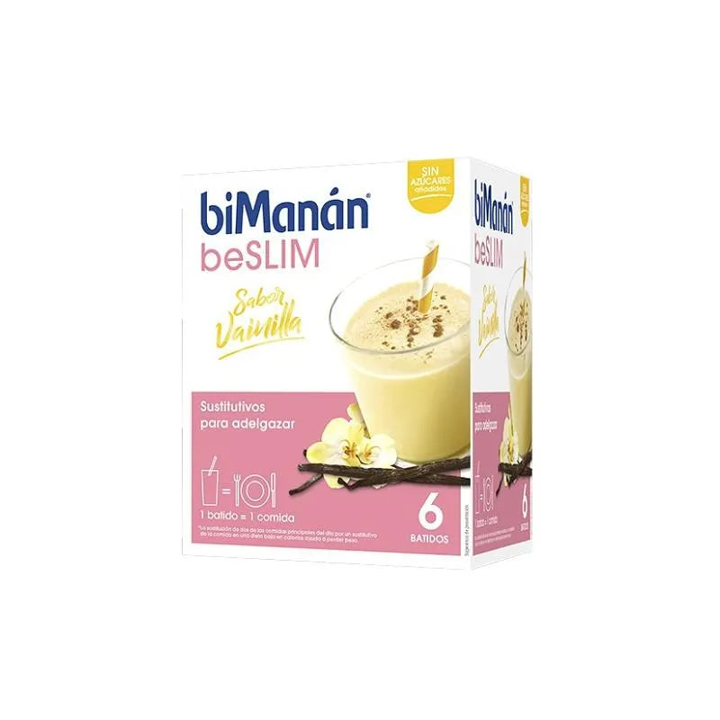 Bimanán Beslim Frullato Vaniglia 6 Bustine - Dimagrante
