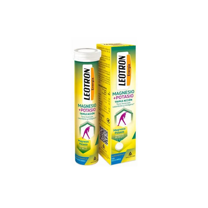 Angelini Leotrona Magnesio Potassio 15 Compresse Effervescenti