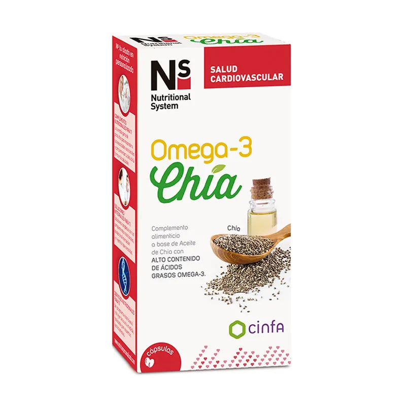 Ns Cardioprotezione Omega-3 Chia 120 Capsule