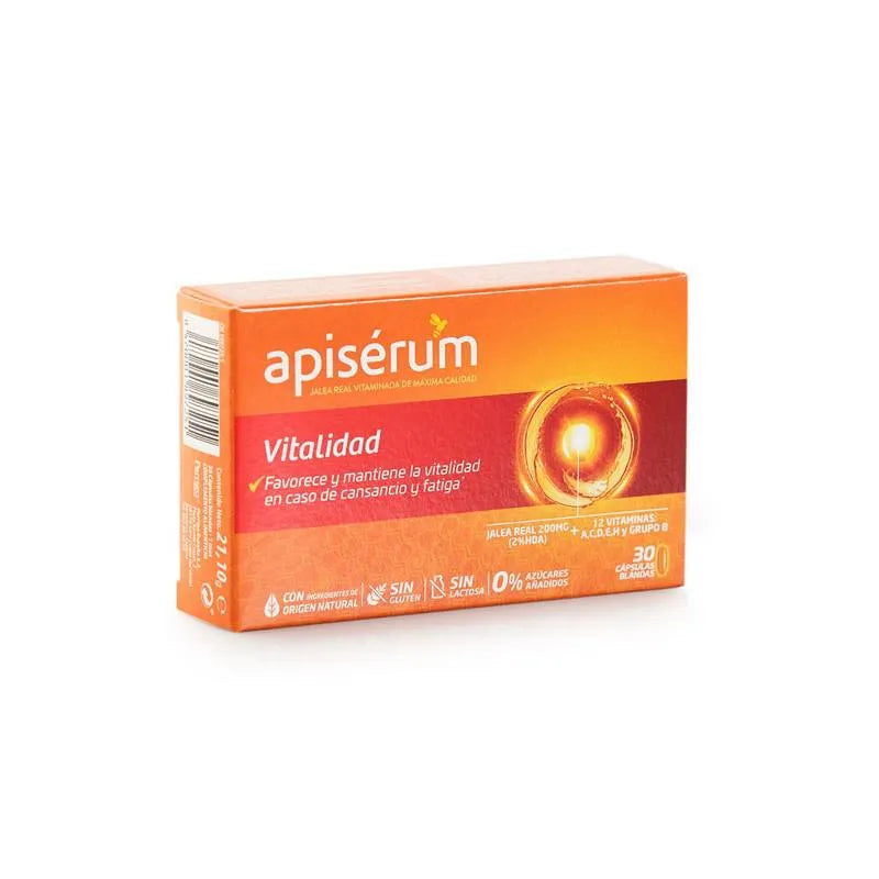 Apisérum Vitality Capsule - Integratore Energetico Naturale