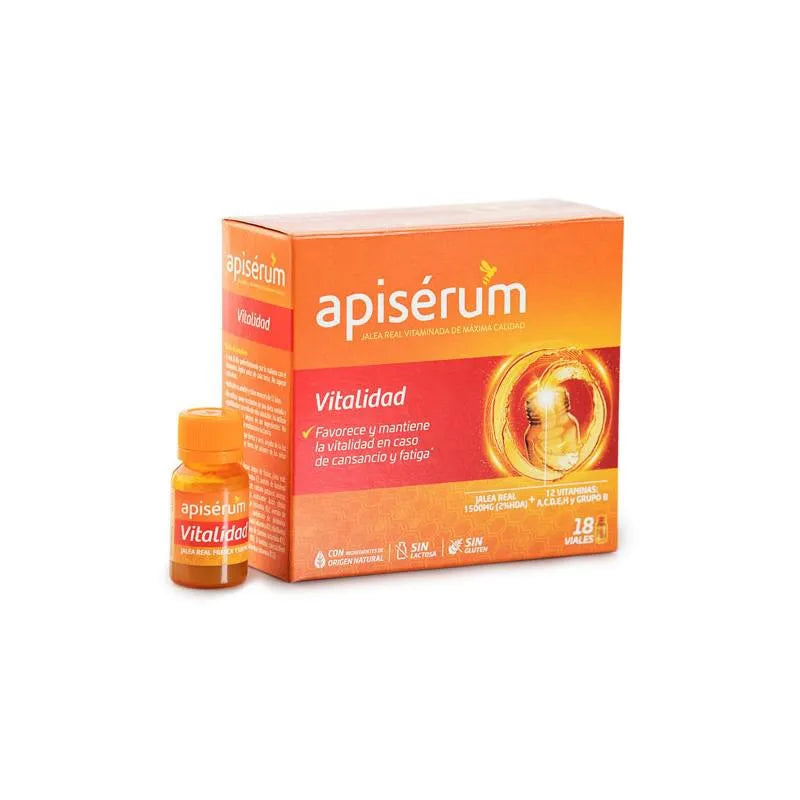 Apisérum Vitalità 18 Fiale - Integratore Naturale di Energia