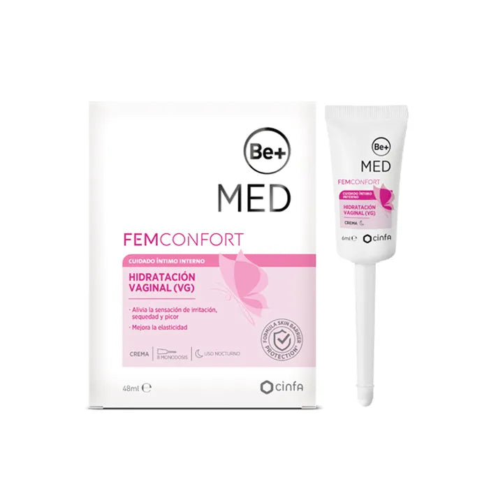 Be+ Crema Idratante Vaginale Interna 8x6 ml - Comfort