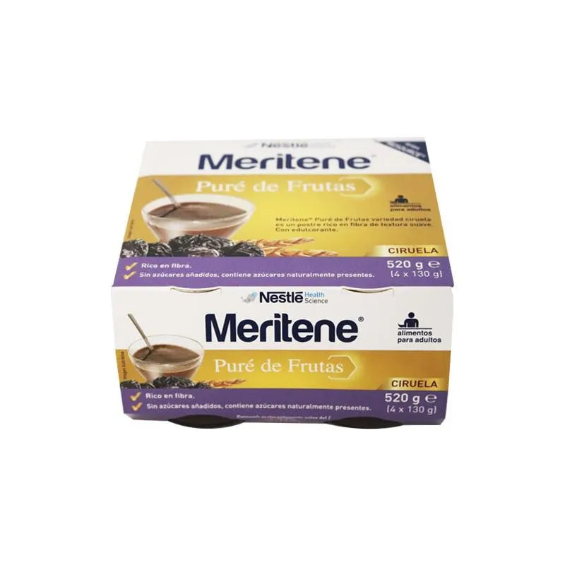 Meritene Resource Puré Fruta Variada Ciruela 4uds