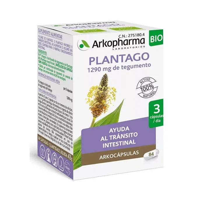 Arkopharma Arkocapsulas Plantago 84 Capsule Vie Respiratorie
