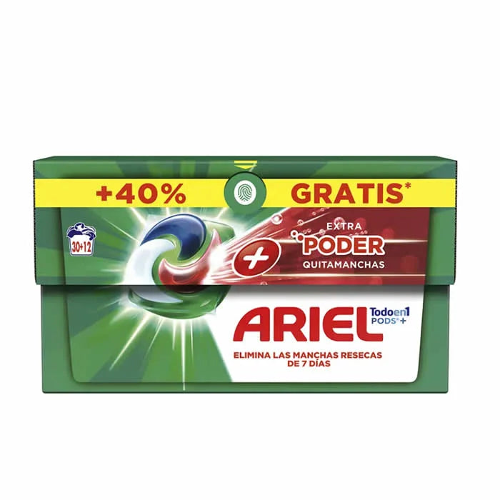 Ariel Pods Extra Stain Removal Power 3-in-1 Detersivo 42 Capsule
