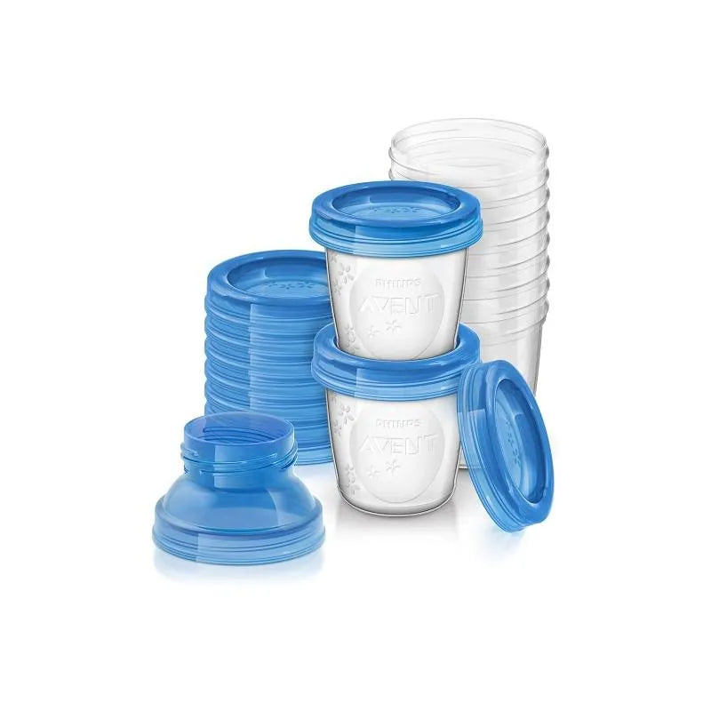 Avent via Contenitori Latte Materno 10 Bicchieri