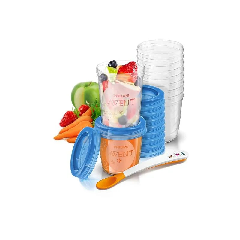 Avent Set di Contenitori per Bambini - Conserva Fresco