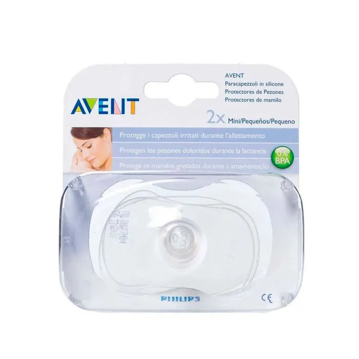 Avent 2 Mini Paracapezzoli in Silicone - Comfort Naturale