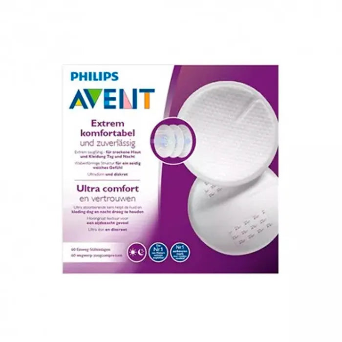 Avent Assorbenti Allattamento 60 Pezzi - Protezione Discreta