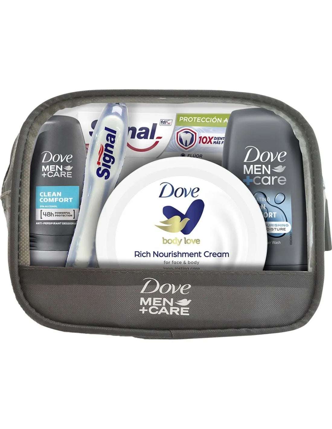 Dove Neceser Viaje Hombre Estuche 5 Piezas