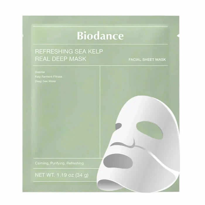 Biodance Maschera Viso Alga Marina 4 Pezzi